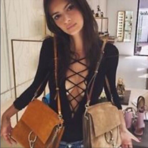 Reformation Avalon Lace Up Bodysuit in Blue petroleum Velvet size XS never used - Picture 5 of 12